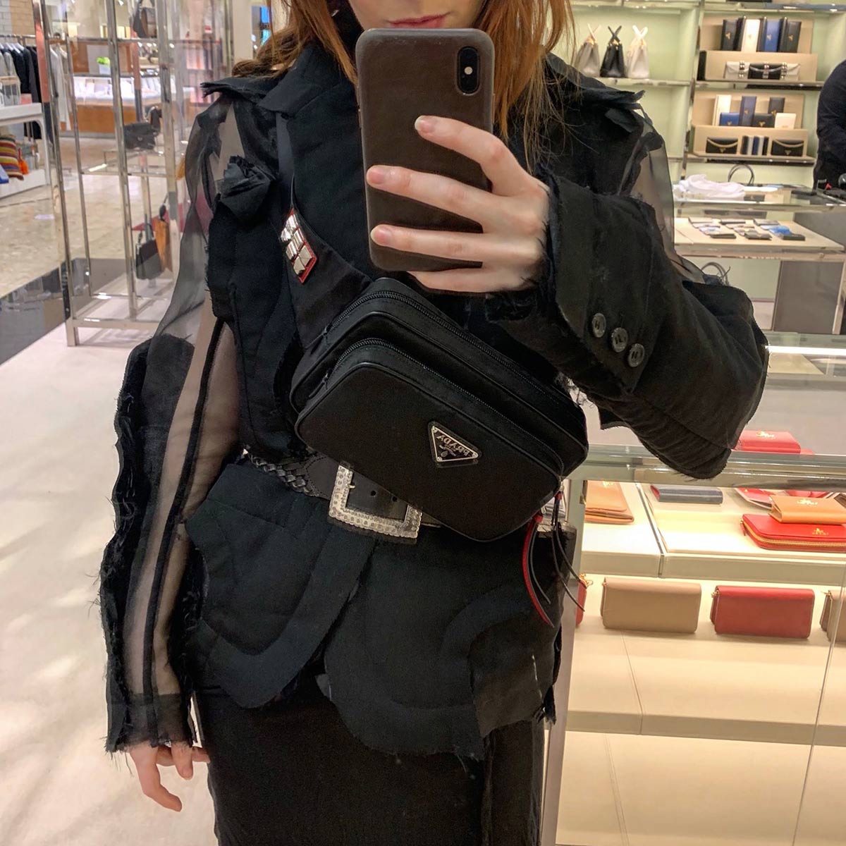 Prada belt best sale bag nylon