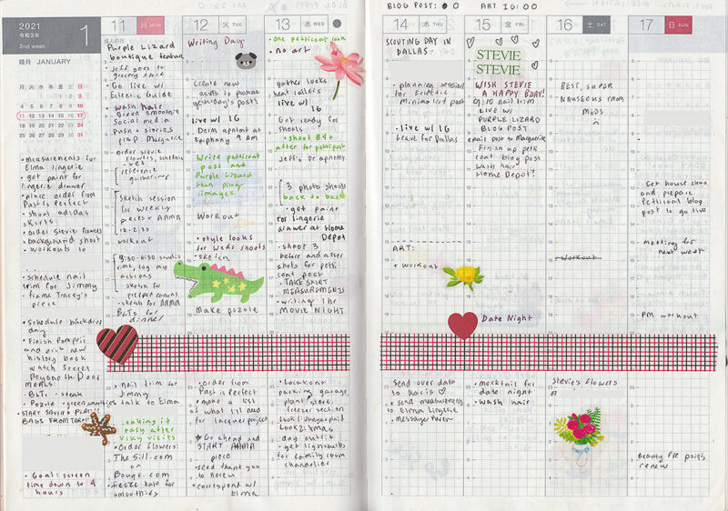 To Watch Trackers Hobonichi WeeksCousin Notes Page Sticker