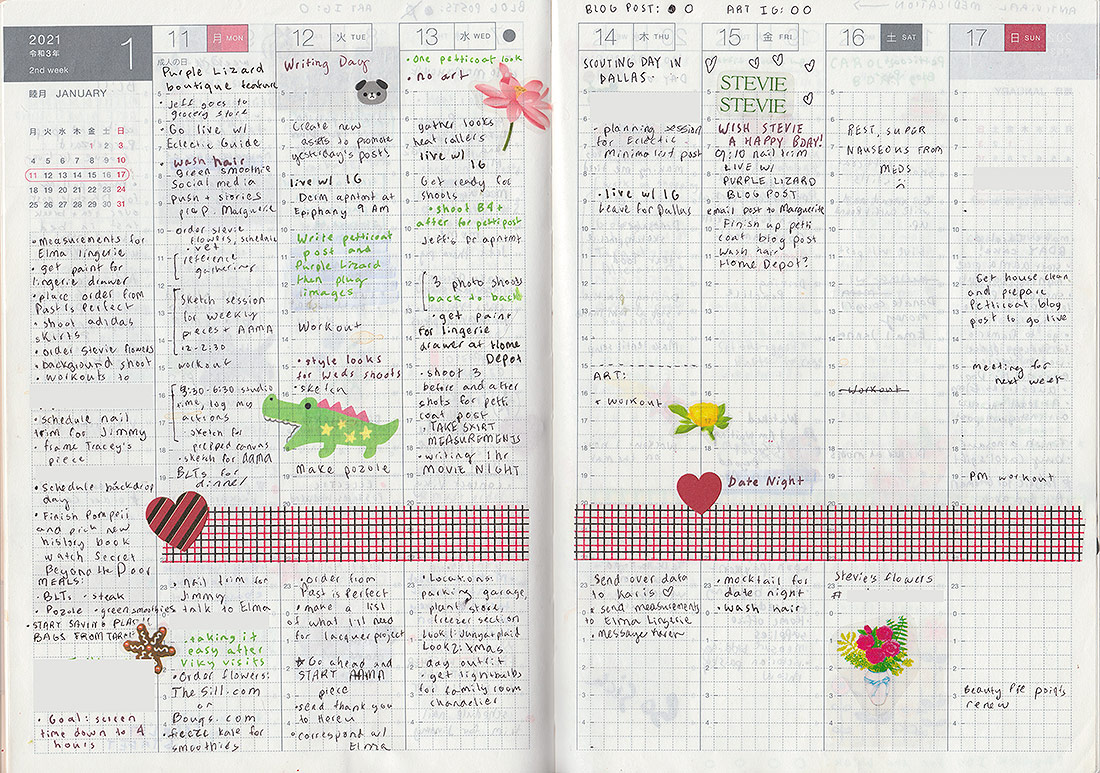 Hobonichi Techo 2025 Weeks Schedule Ynes Valentine